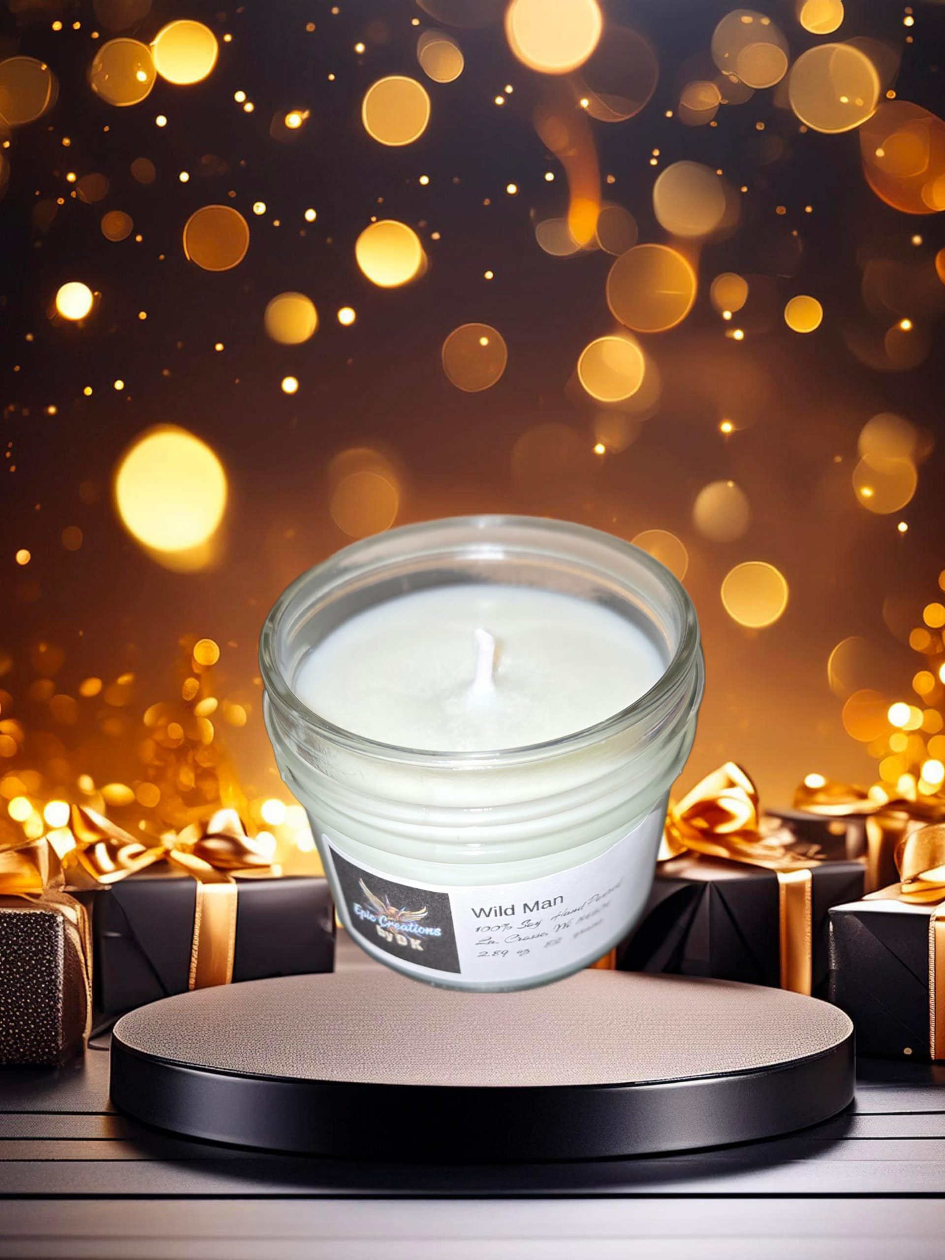 Wild Man 4 oz Glass Jar